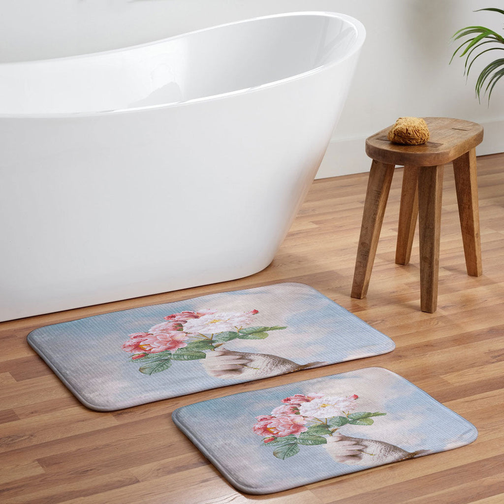 Dagmar Pels Floral Lady Memory Foam Bath Mat
