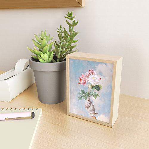 Dagmar Pels Floral Lady Framed Mini Art Print