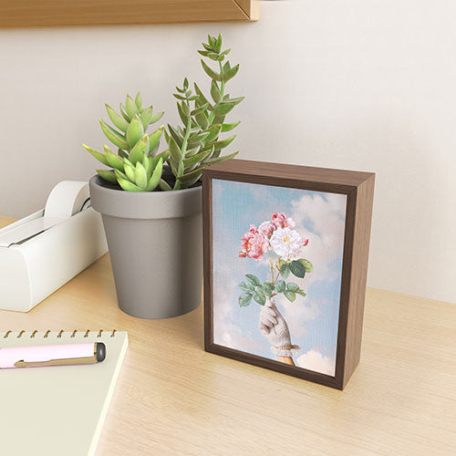 Dagmar Pels Floral Lady Framed Mini Art Print