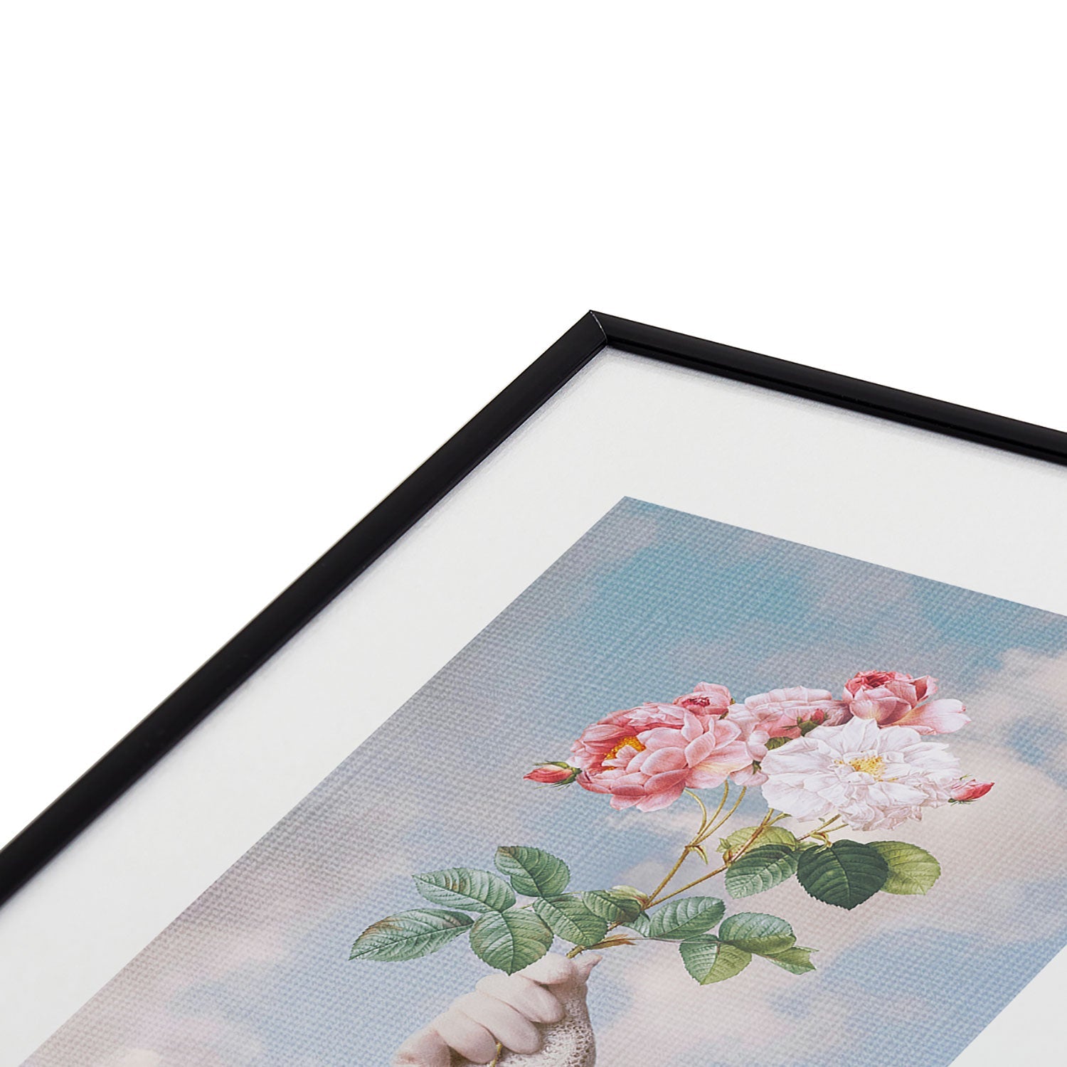 Dagmar Pels Floral Lady Metal Framed Art Print