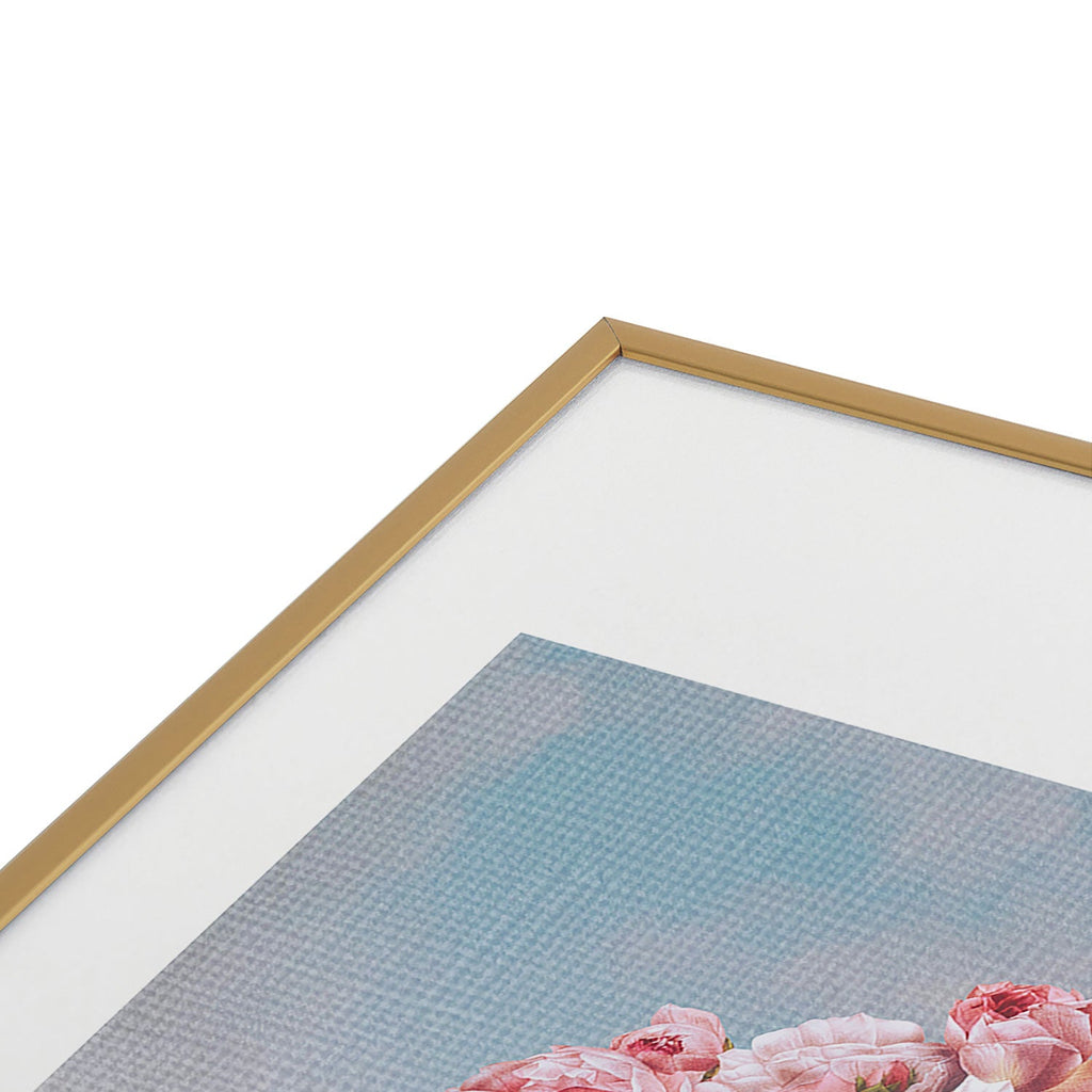 Dagmar Pels Floral Lady Metal Framed Art Print