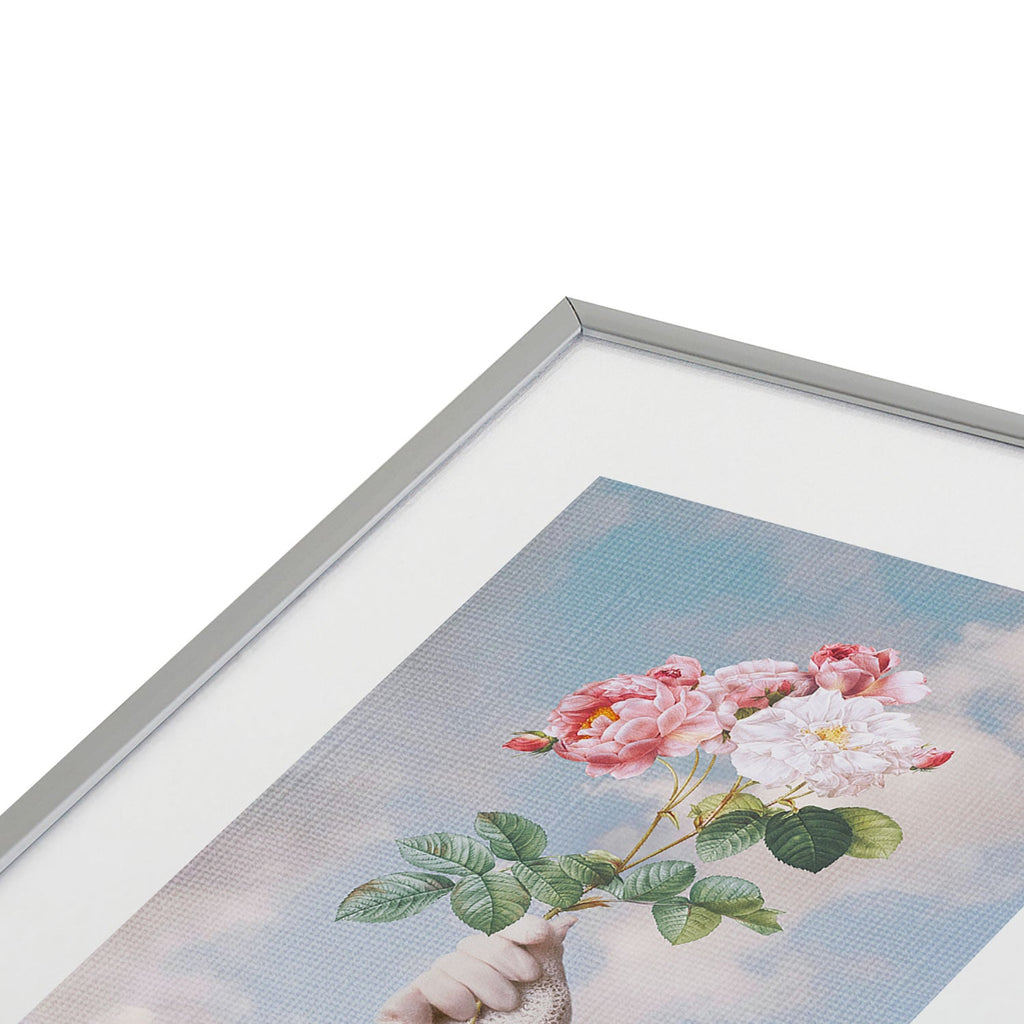 Dagmar Pels Floral Lady Metal Framed Art Print