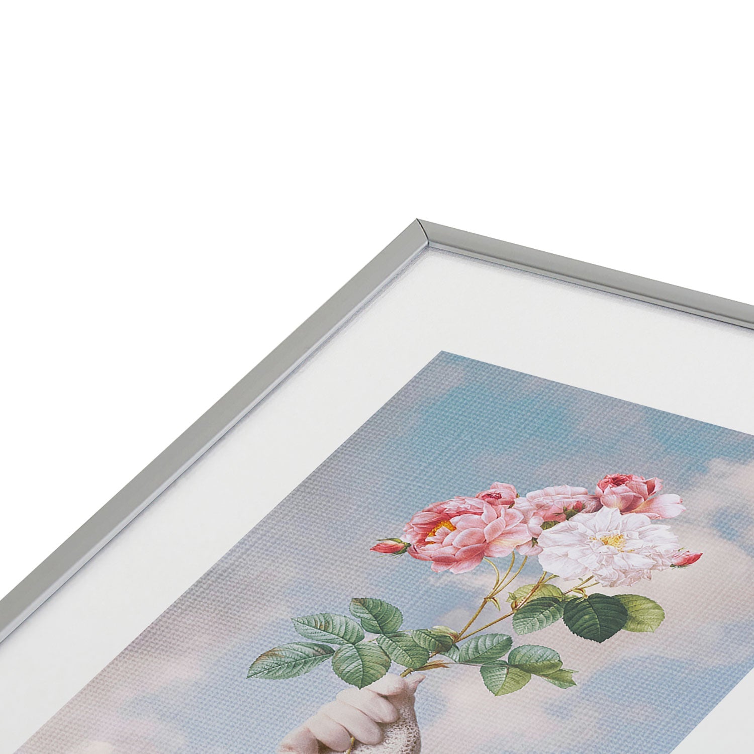 Dagmar Pels Floral Lady Metal Framed Art Print