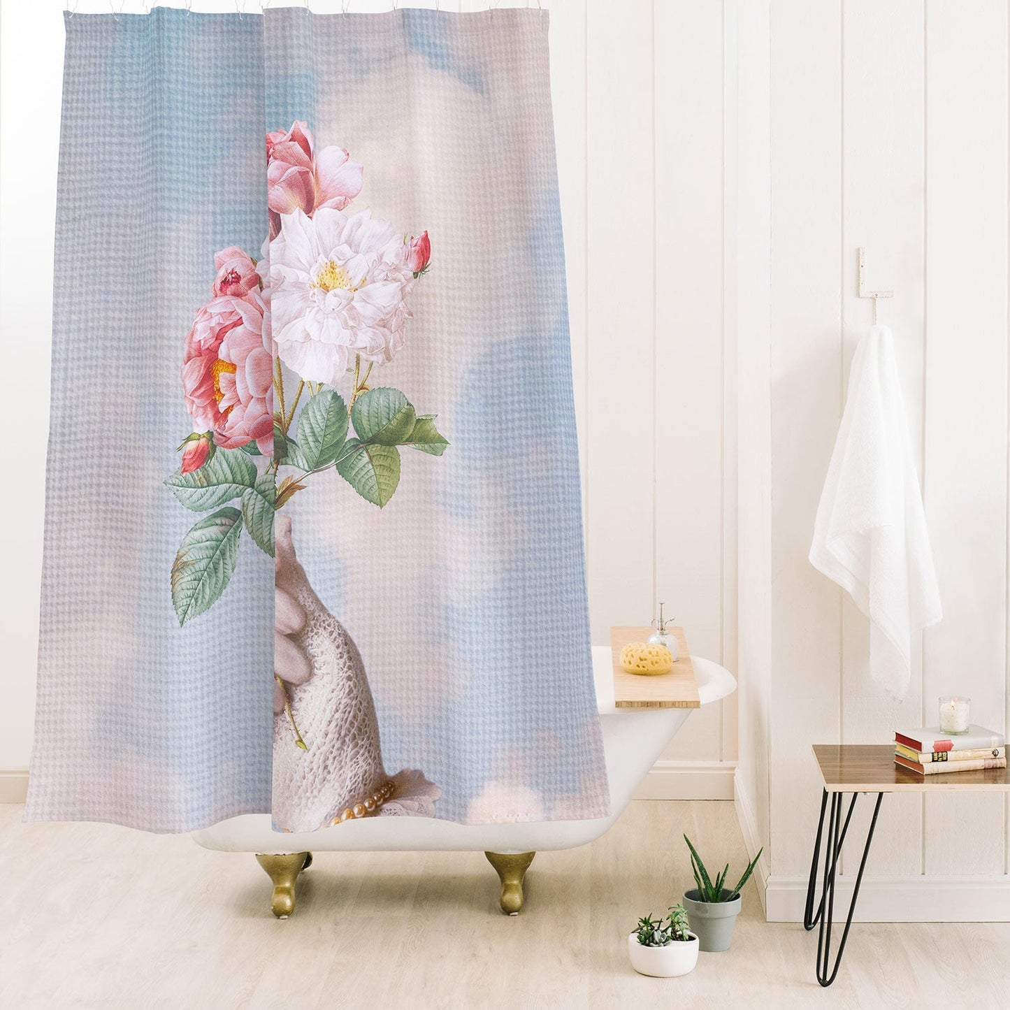 Dagmar Pels Floral Lady Shower Curtain