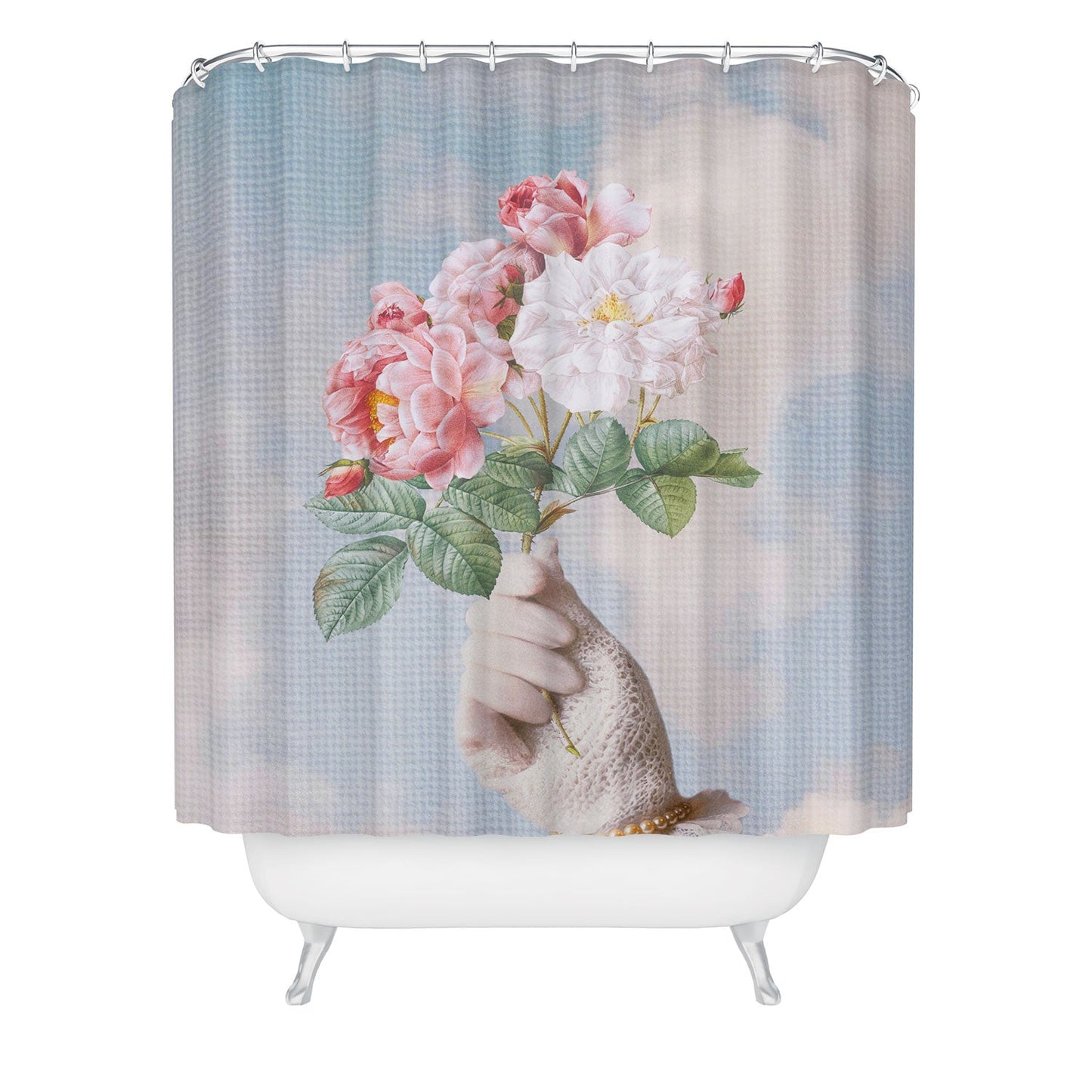 Dagmar Pels Floral Lady Shower Curtain