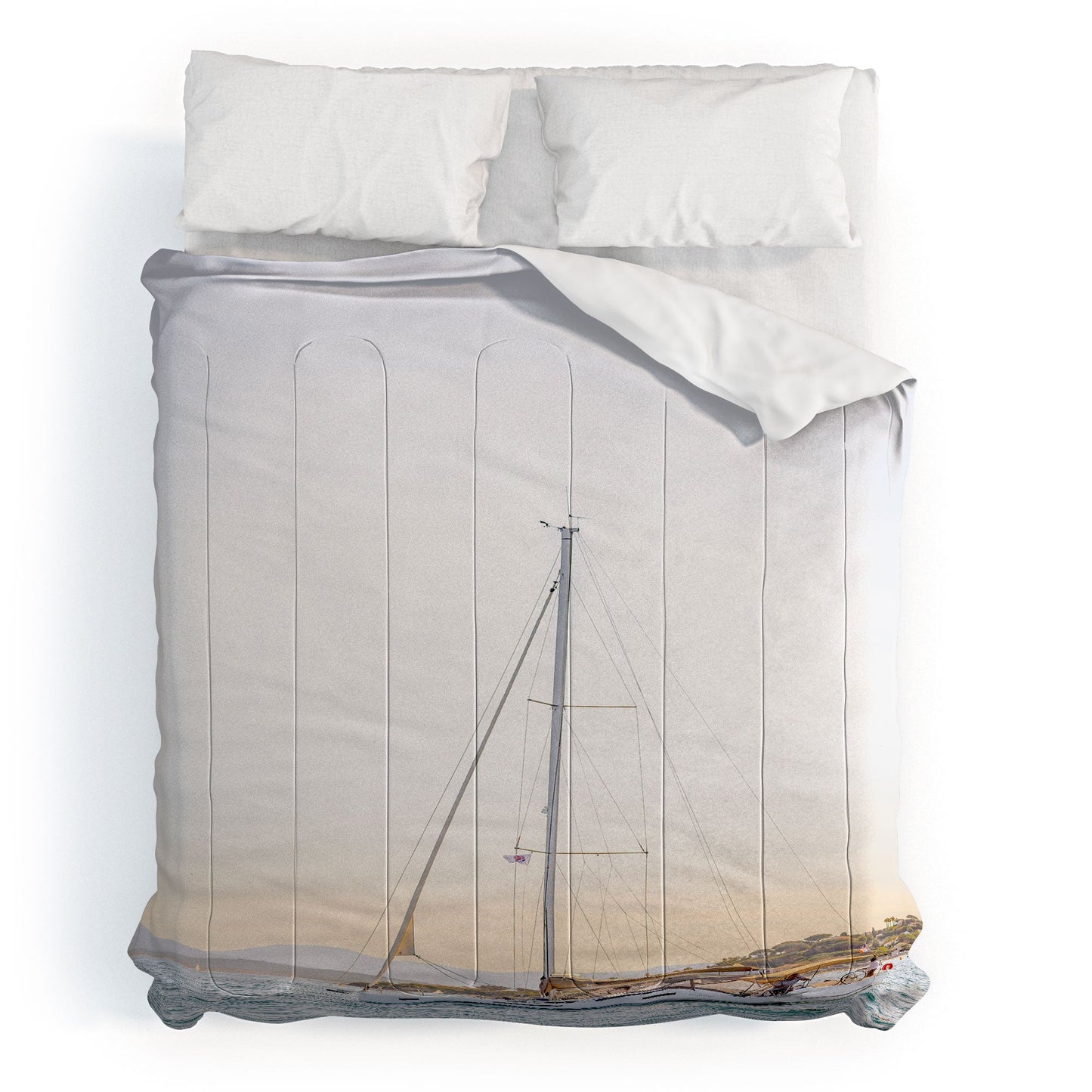 Dagmar Pels Nautical Sea Travel Photograph Comforter