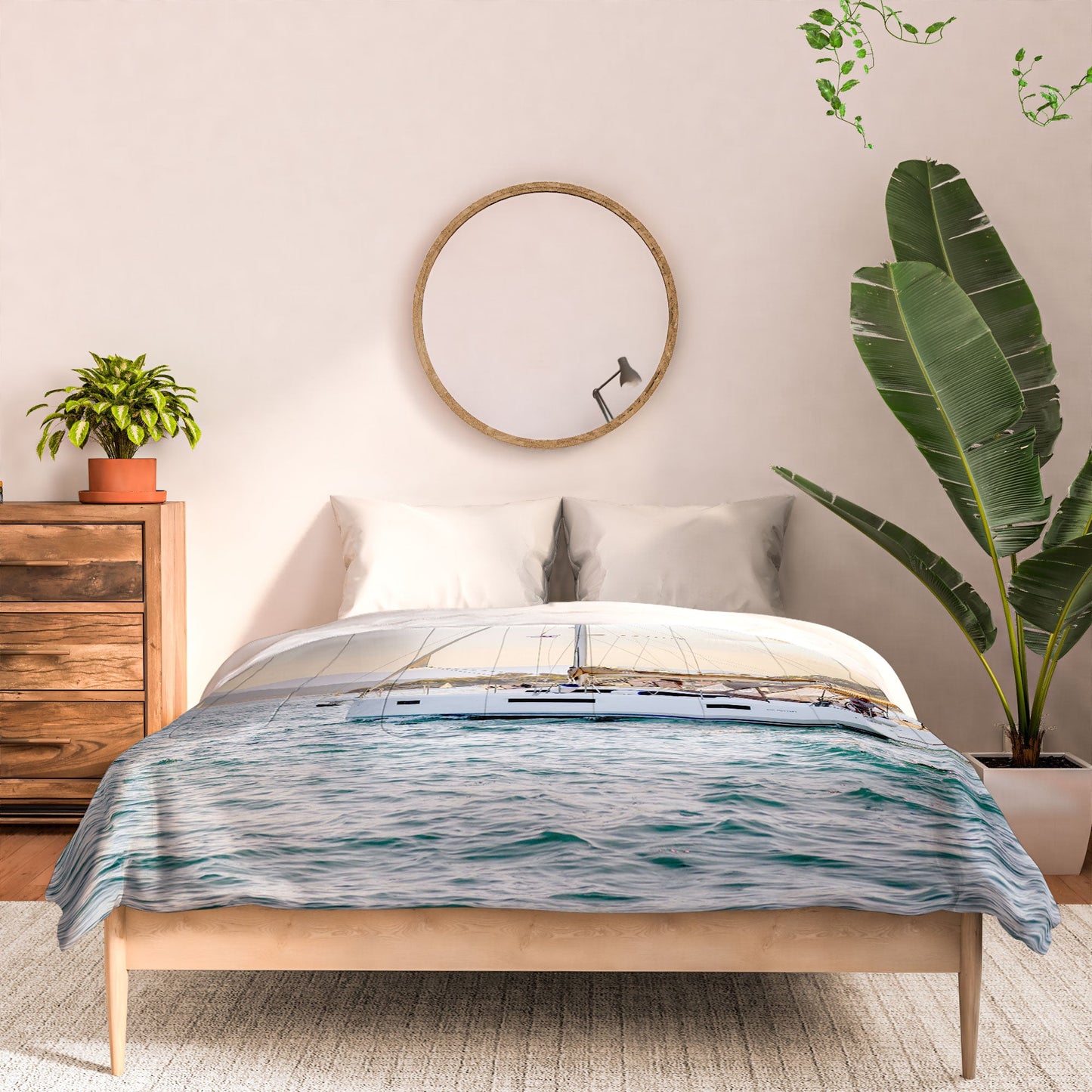 Dagmar Pels Nautical Sea Travel Photograph Comforter