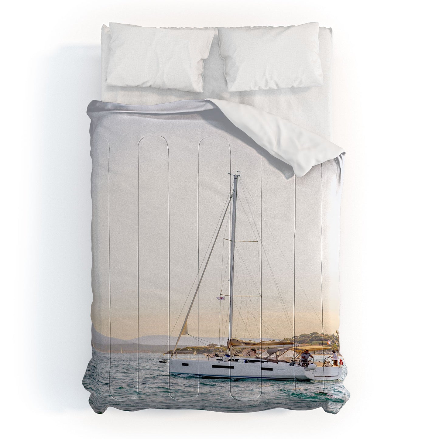 Dagmar Pels Nautical Sea Travel Photograph Comforter
