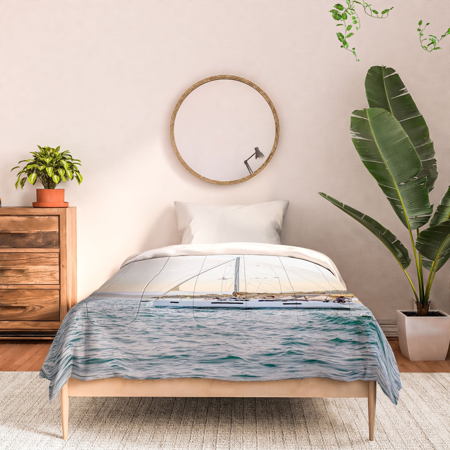 Dagmar Pels Nautical Sea Travel Photograph Comforter