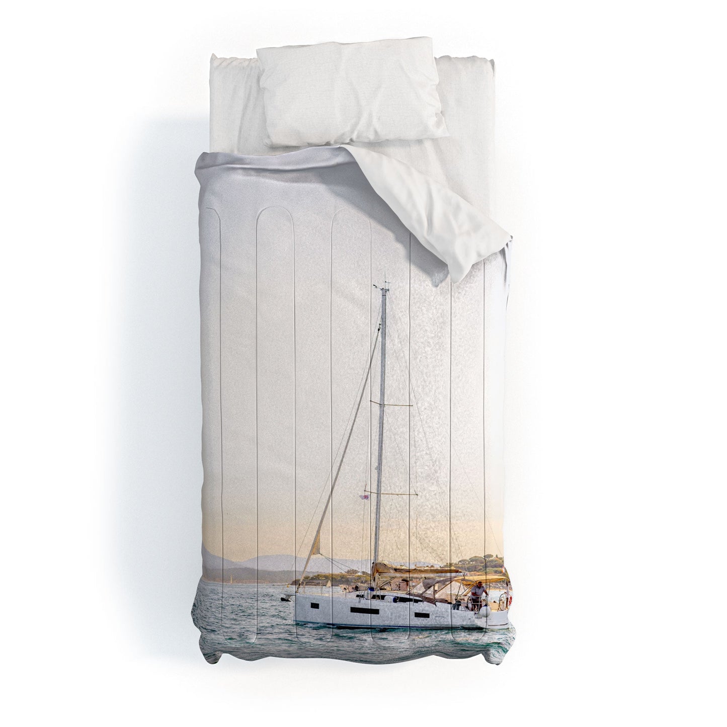 Dagmar Pels Nautical Sea Travel Photograph Comforter