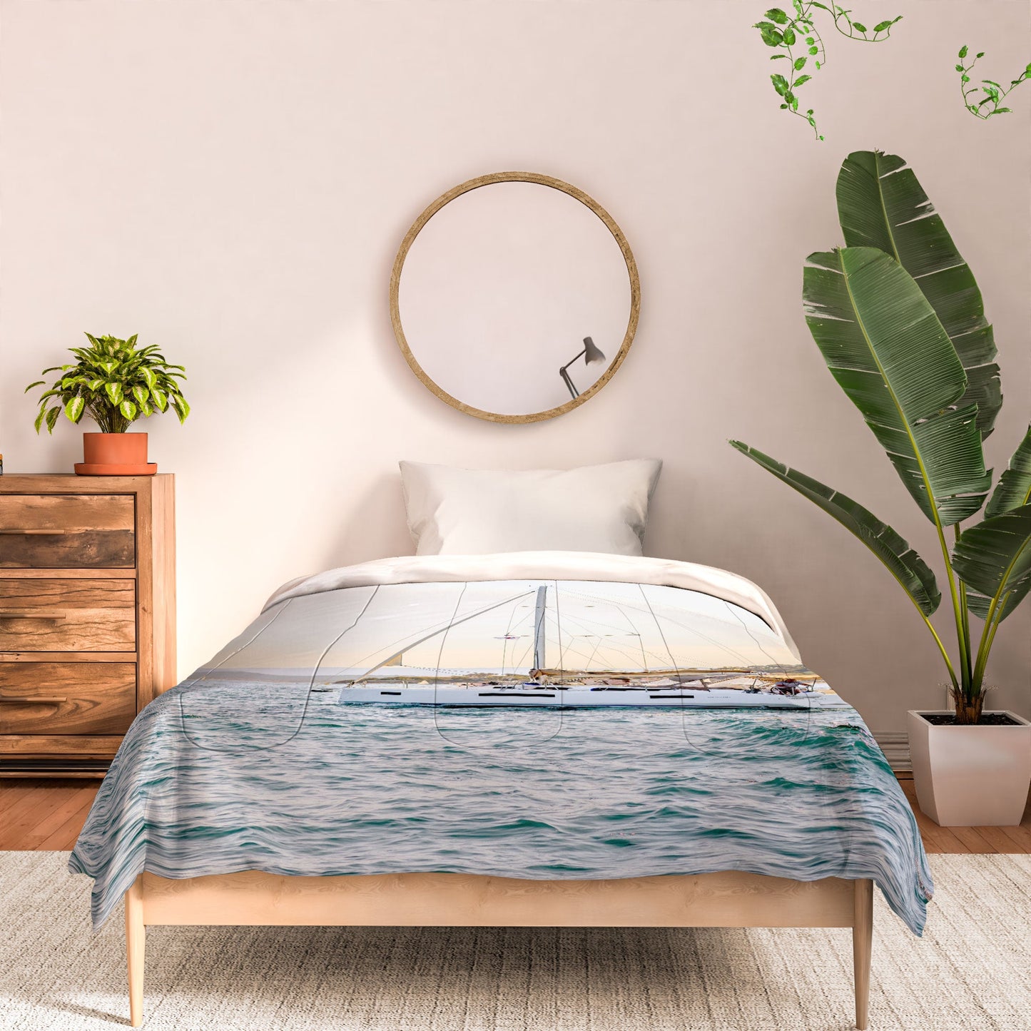 Dagmar Pels Nautical Sea Travel Photograph Comforter