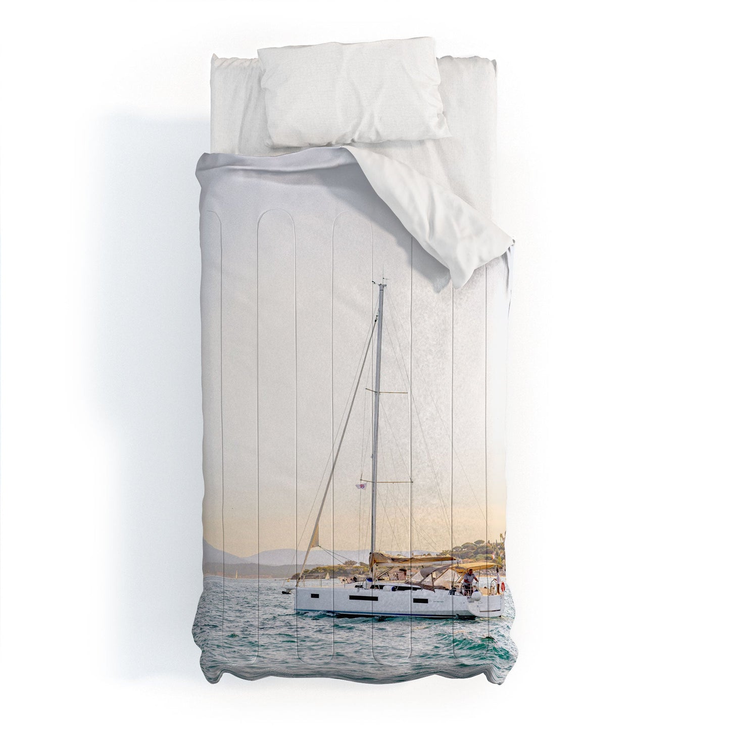 Dagmar Pels Nautical Sea Travel Photograph Comforter