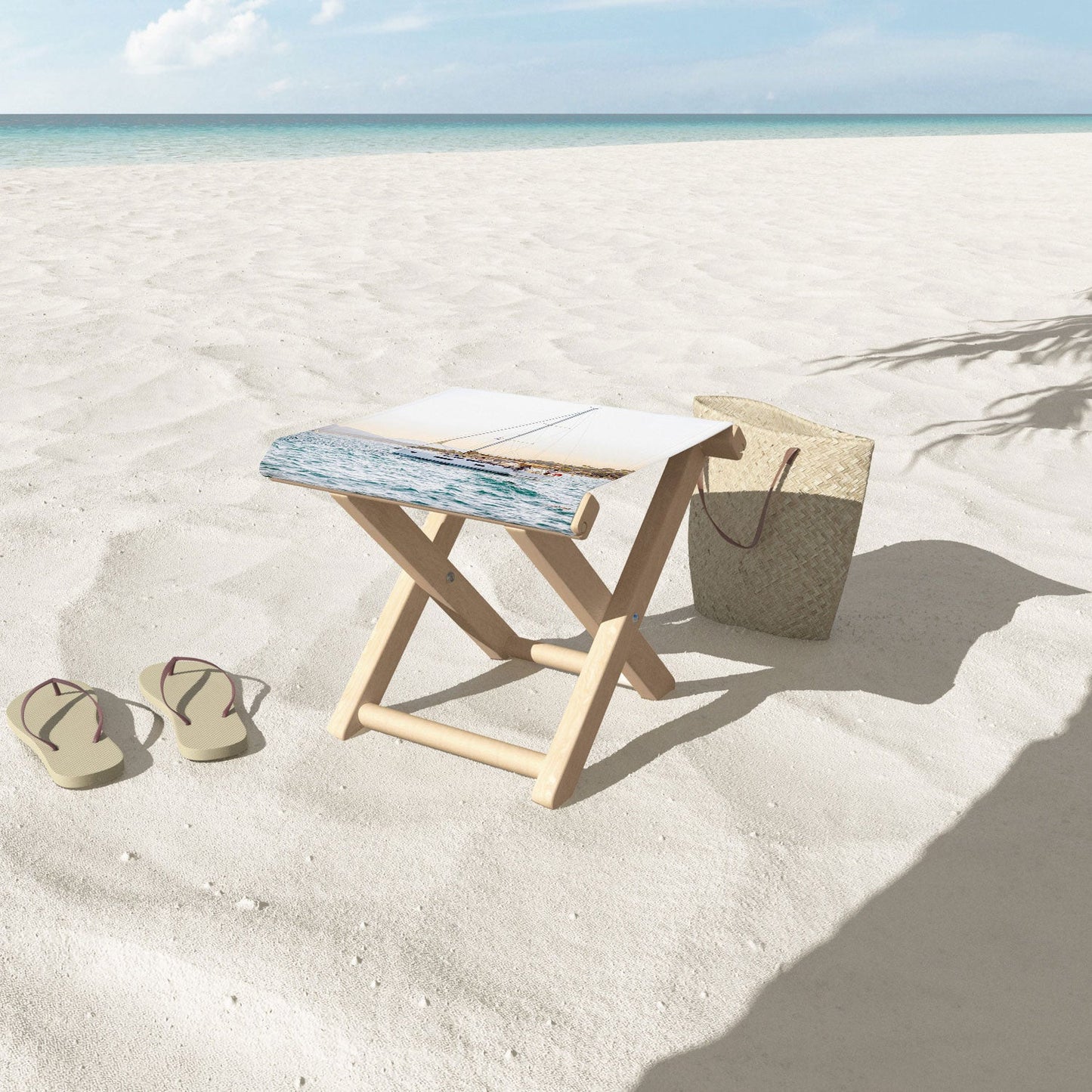 Dagmar Pels Nautical Sea Travel Photograph Folding Stool