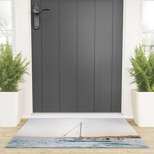Dagmar Pels Nautical Sea Travel Photograph Welcome Mat