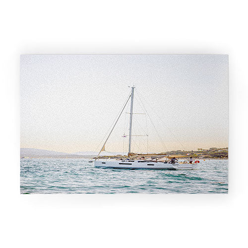 Dagmar Pels Nautical Sea Travel Photograph Welcome Mat