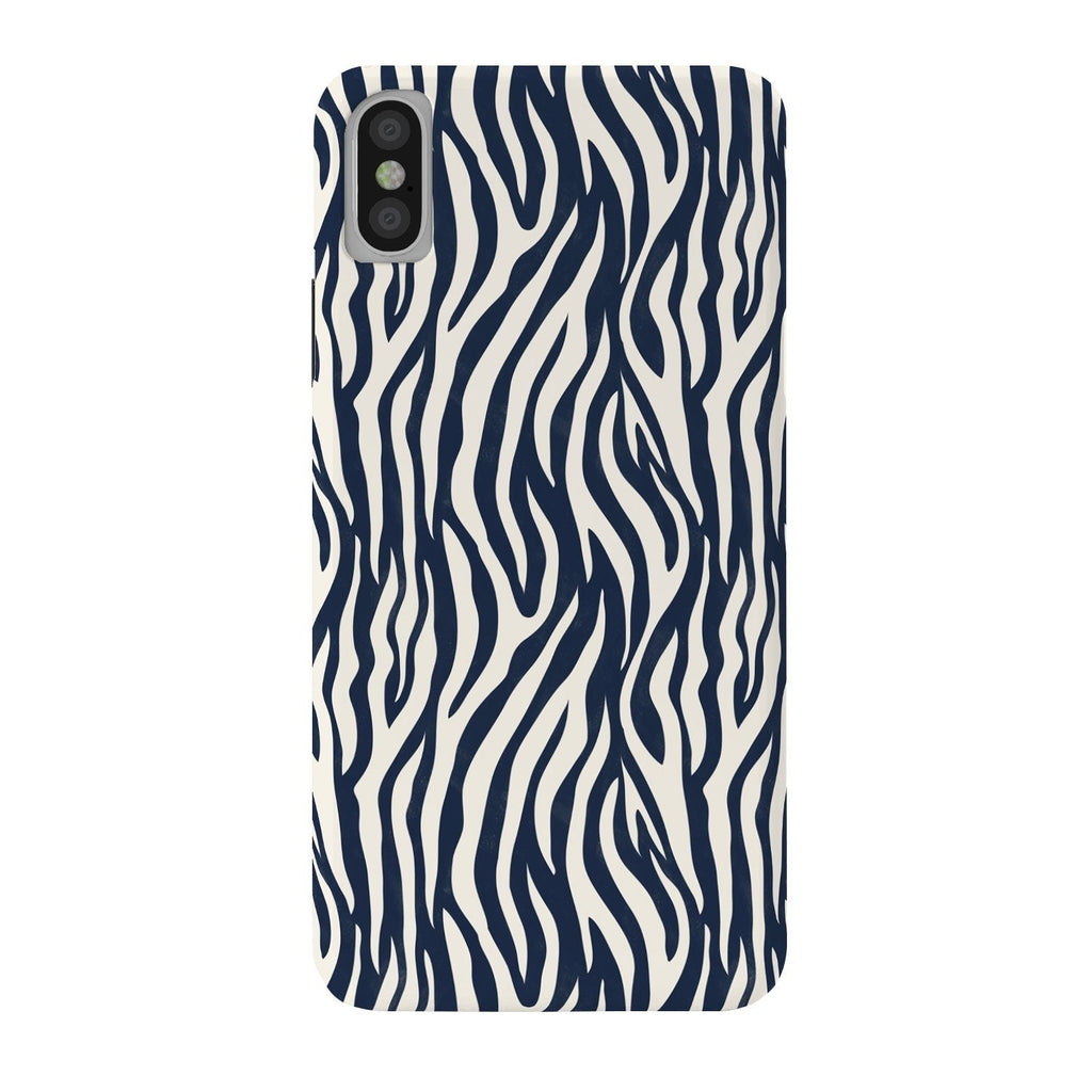 Avenie BR Navy Tiger Stripes Phone Case