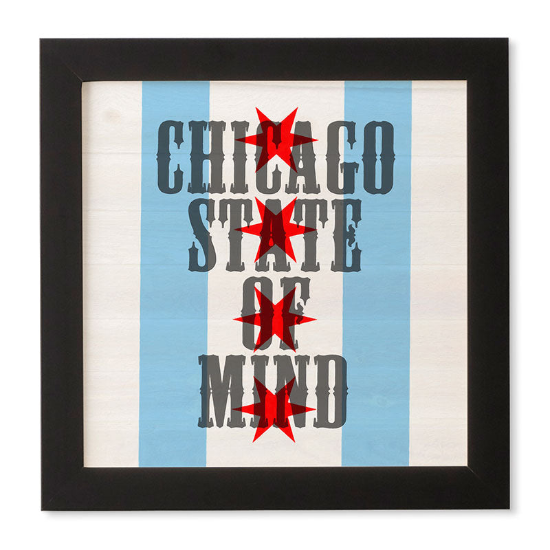 DarkIslandCity Chicago State Of Mind Framed Wall Art