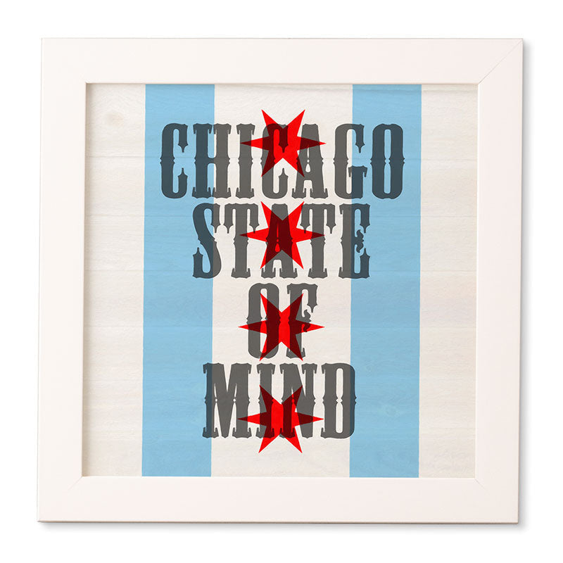 DarkIslandCity Chicago State Of Mind Framed Wall Art