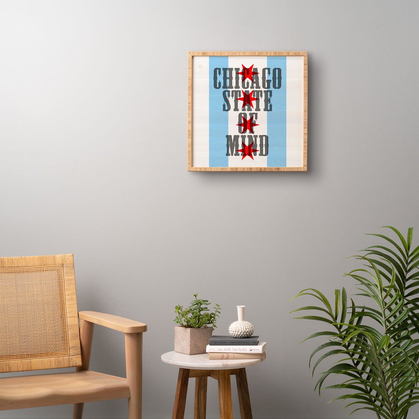 DarkIslandCity Chicago State Of Mind Framed Wall Art