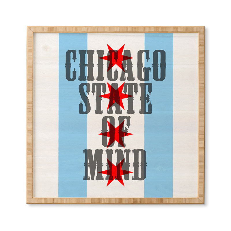 DarkIslandCity Chicago State Of Mind Framed Wall Art