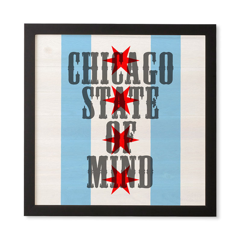 DarkIslandCity Chicago State Of Mind Framed Wall Art