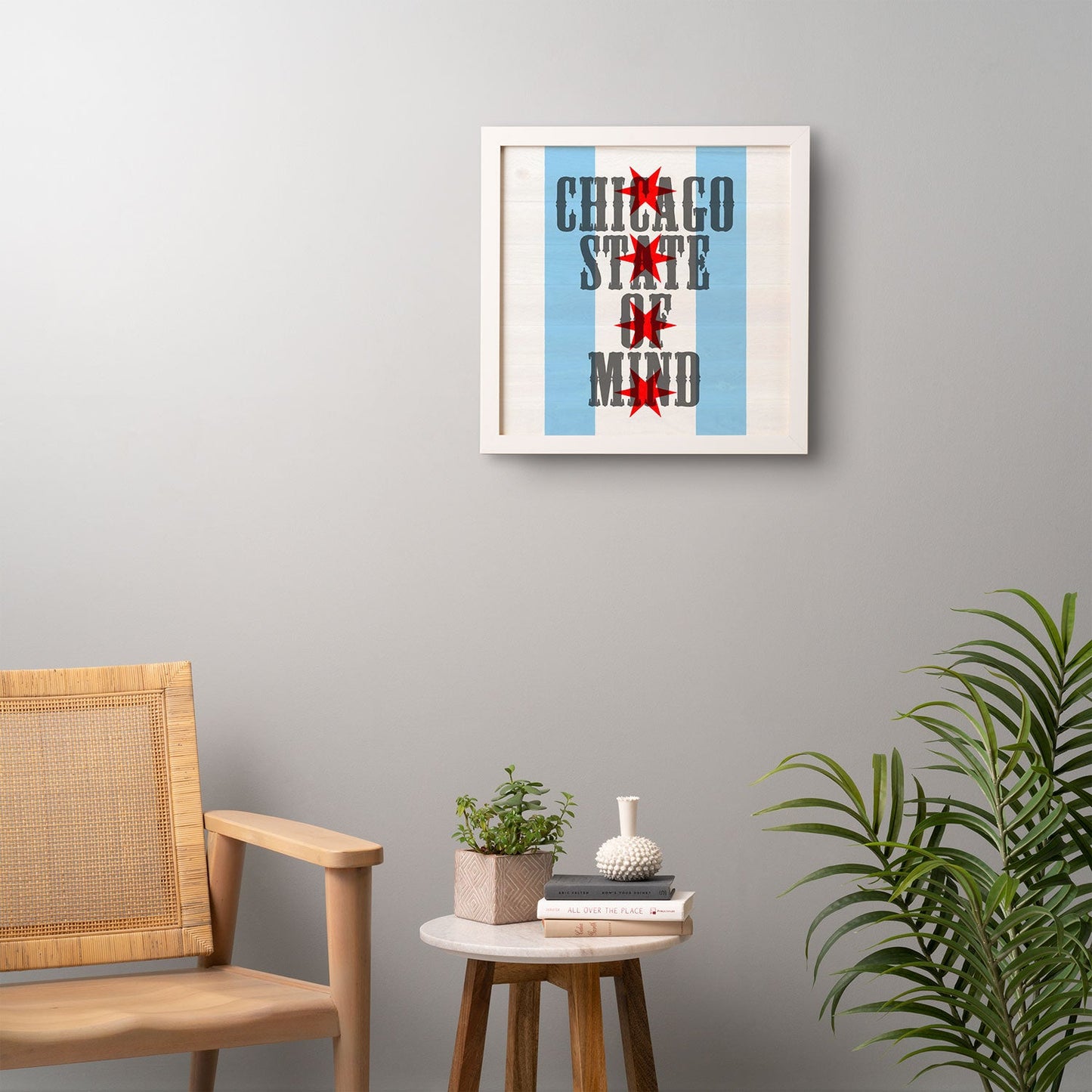 DarkIslandCity Chicago State Of Mind Framed Wall Art