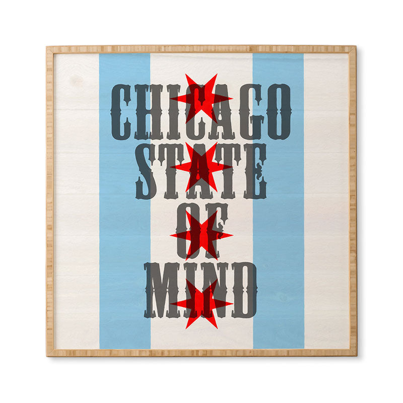DarkIslandCity Chicago State Of Mind Framed Wall Art