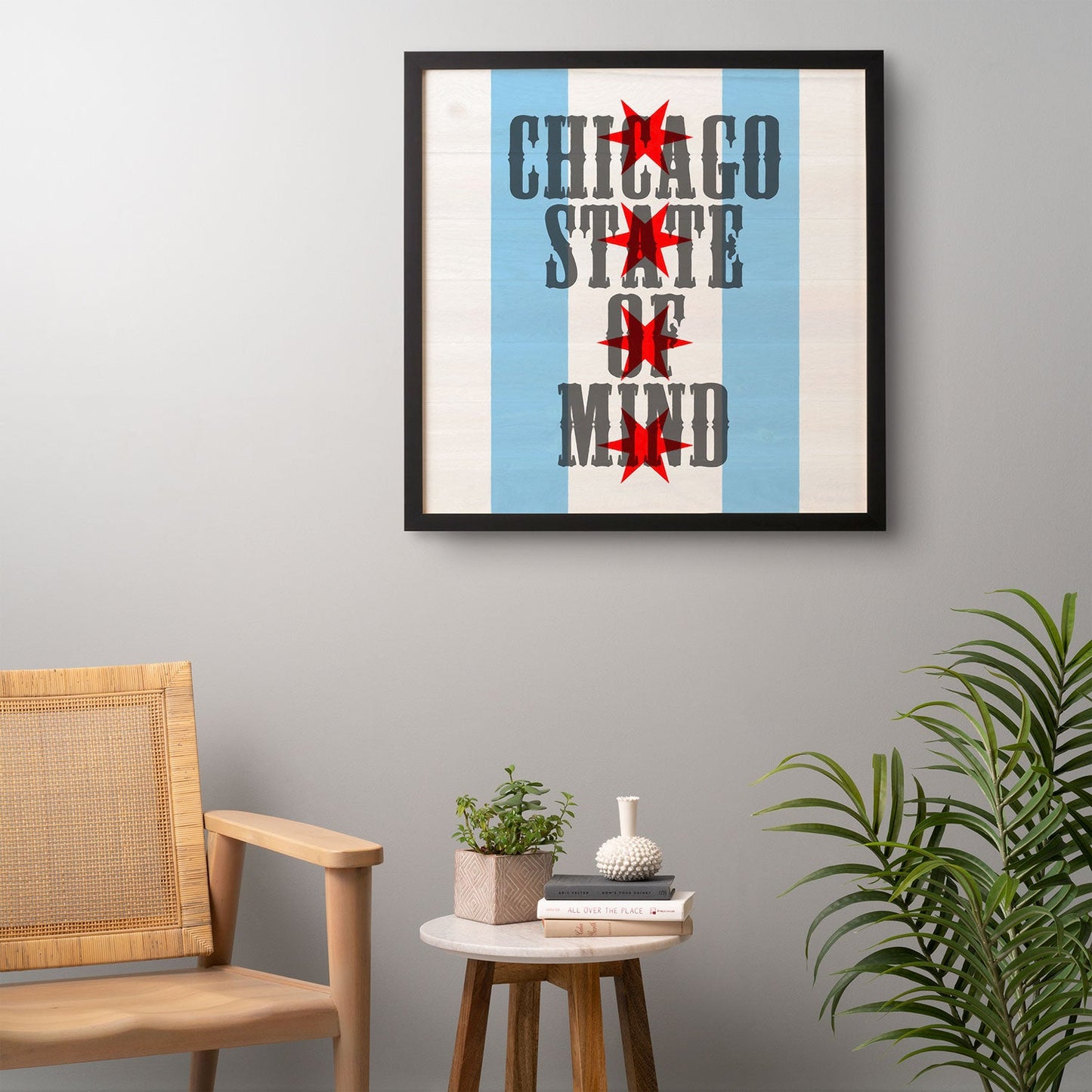 DarkIslandCity Chicago State Of Mind Framed Wall Art