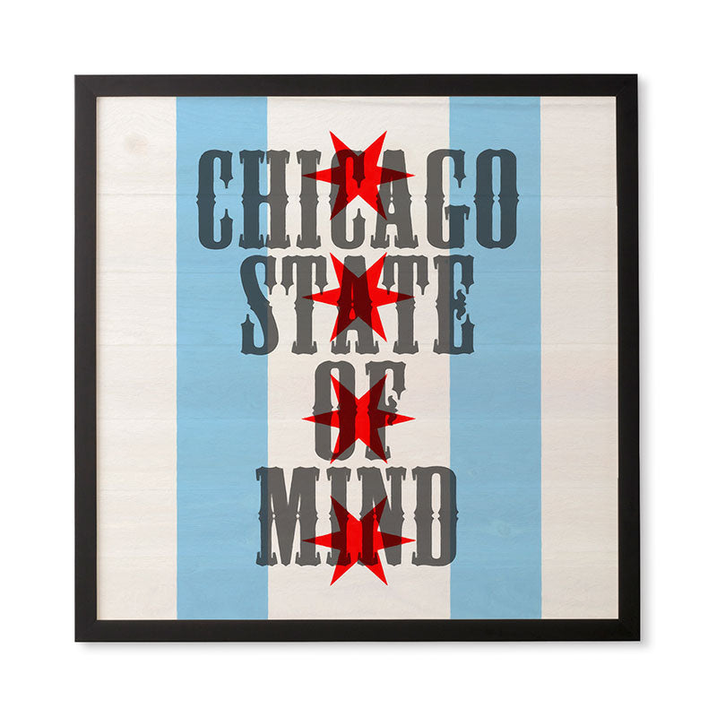DarkIslandCity Chicago State Of Mind Framed Wall Art