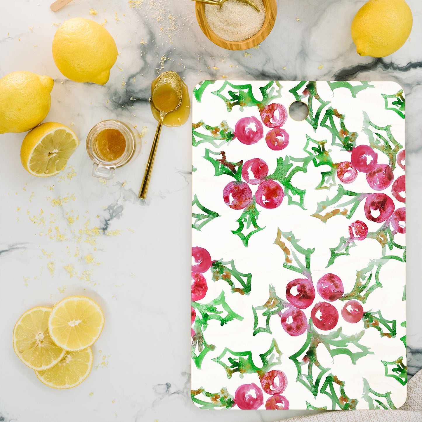 Dash and Ash All I Want For Christmas Cutting Board Rectangle