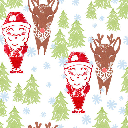 Dash and Ash Best Bros From The North Pole Shower Curtain