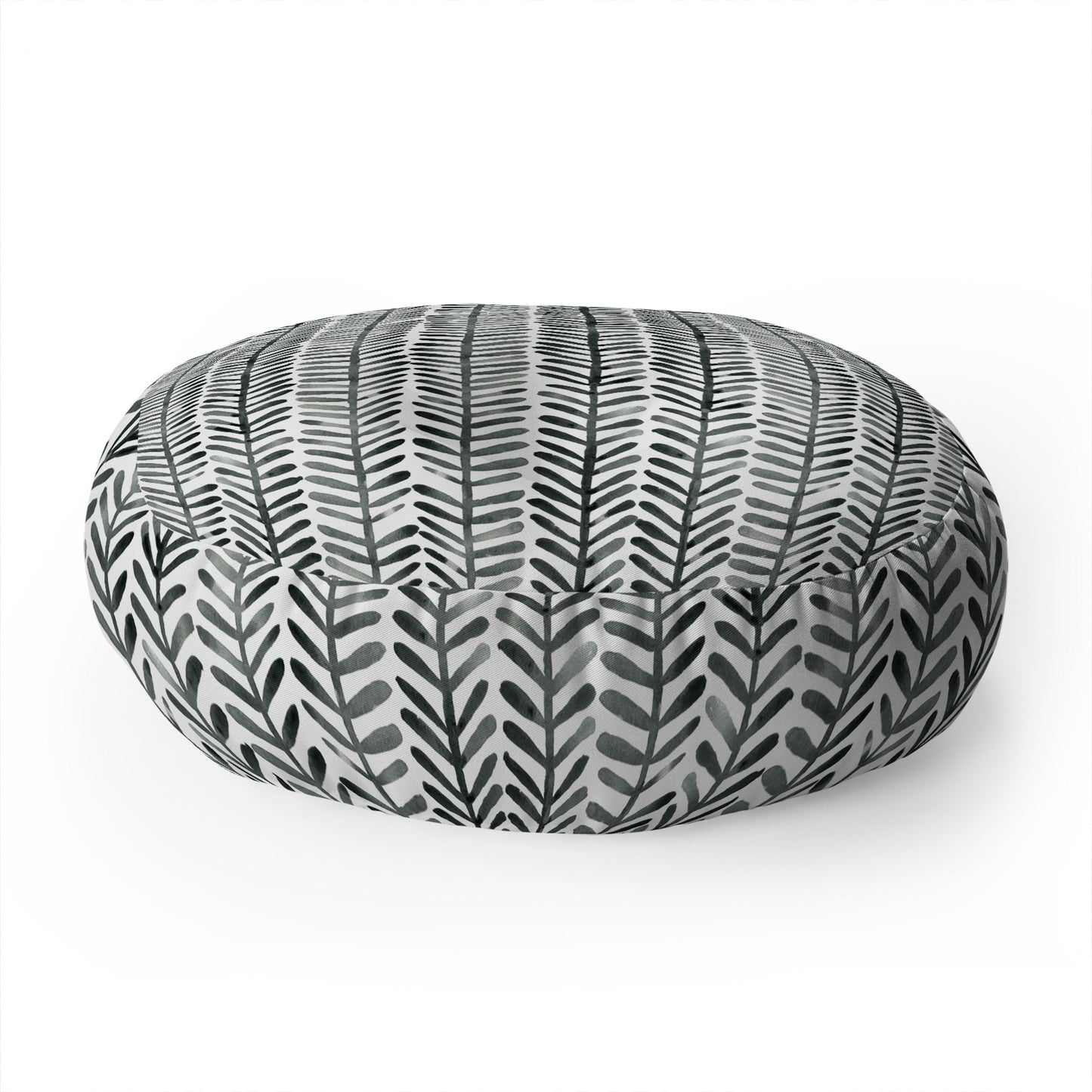 Dash and Ash Herring Floor Pillow Round