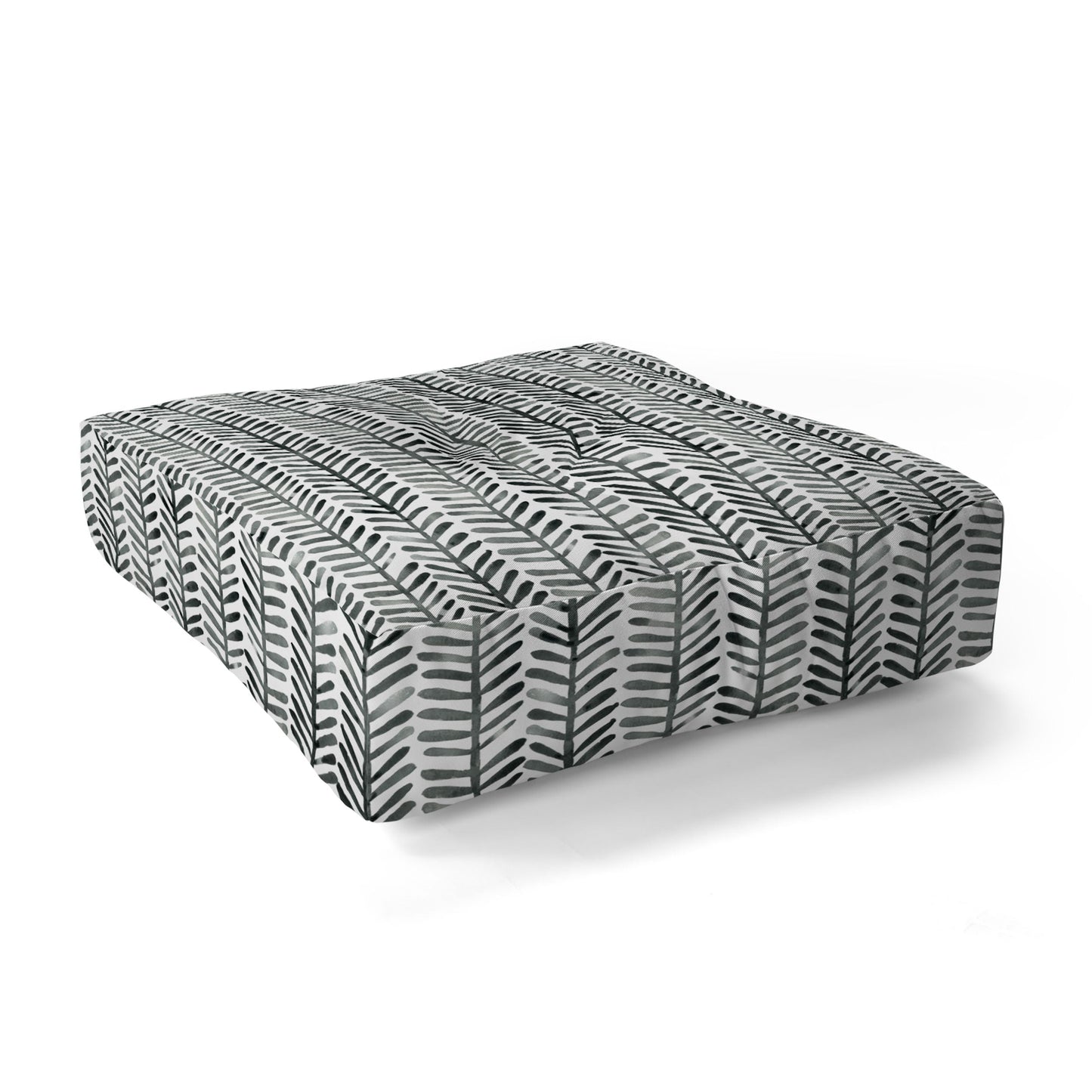 Dash and Ash Herring Floor Pillow Square