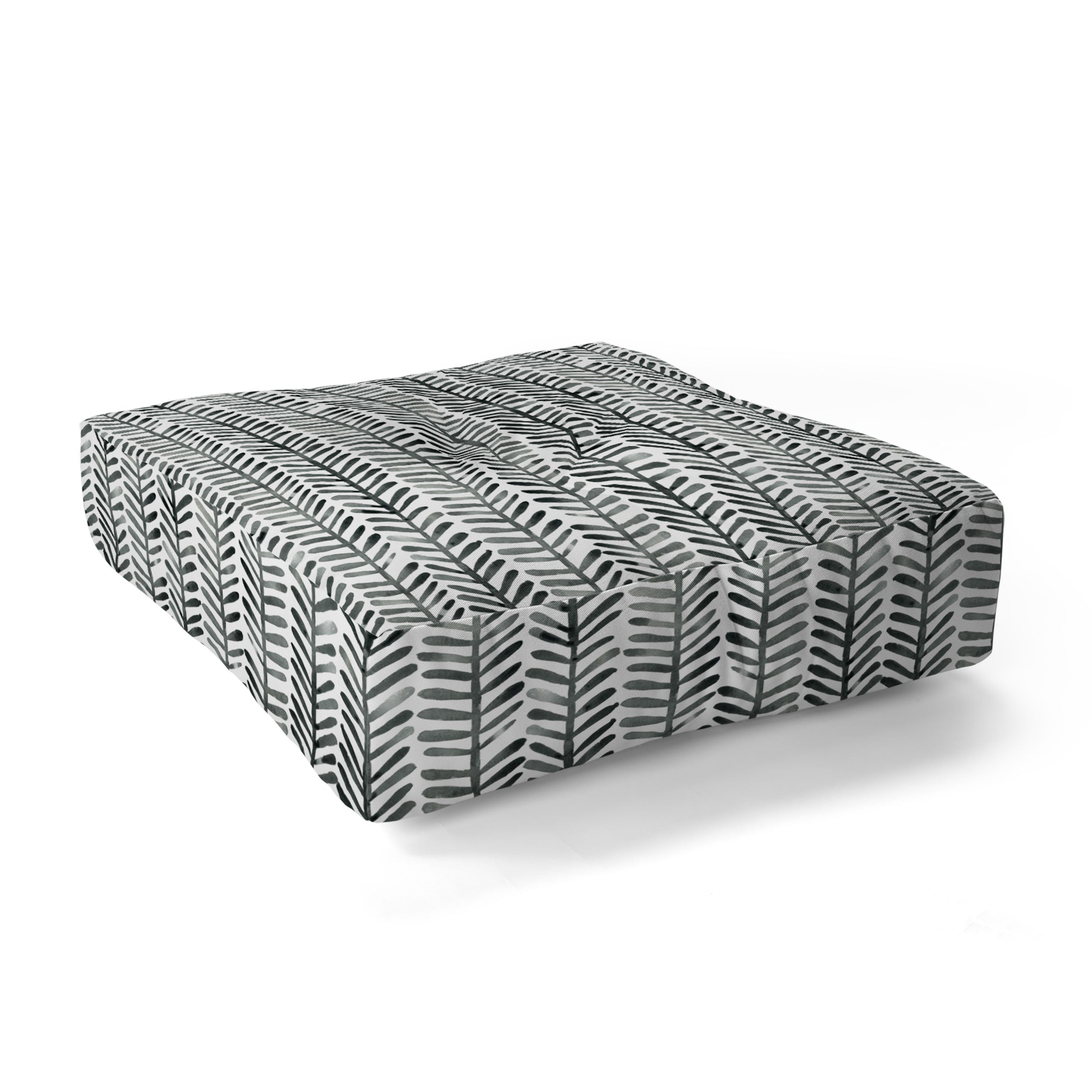 Dash and Ash Herring Floor Pillow Square