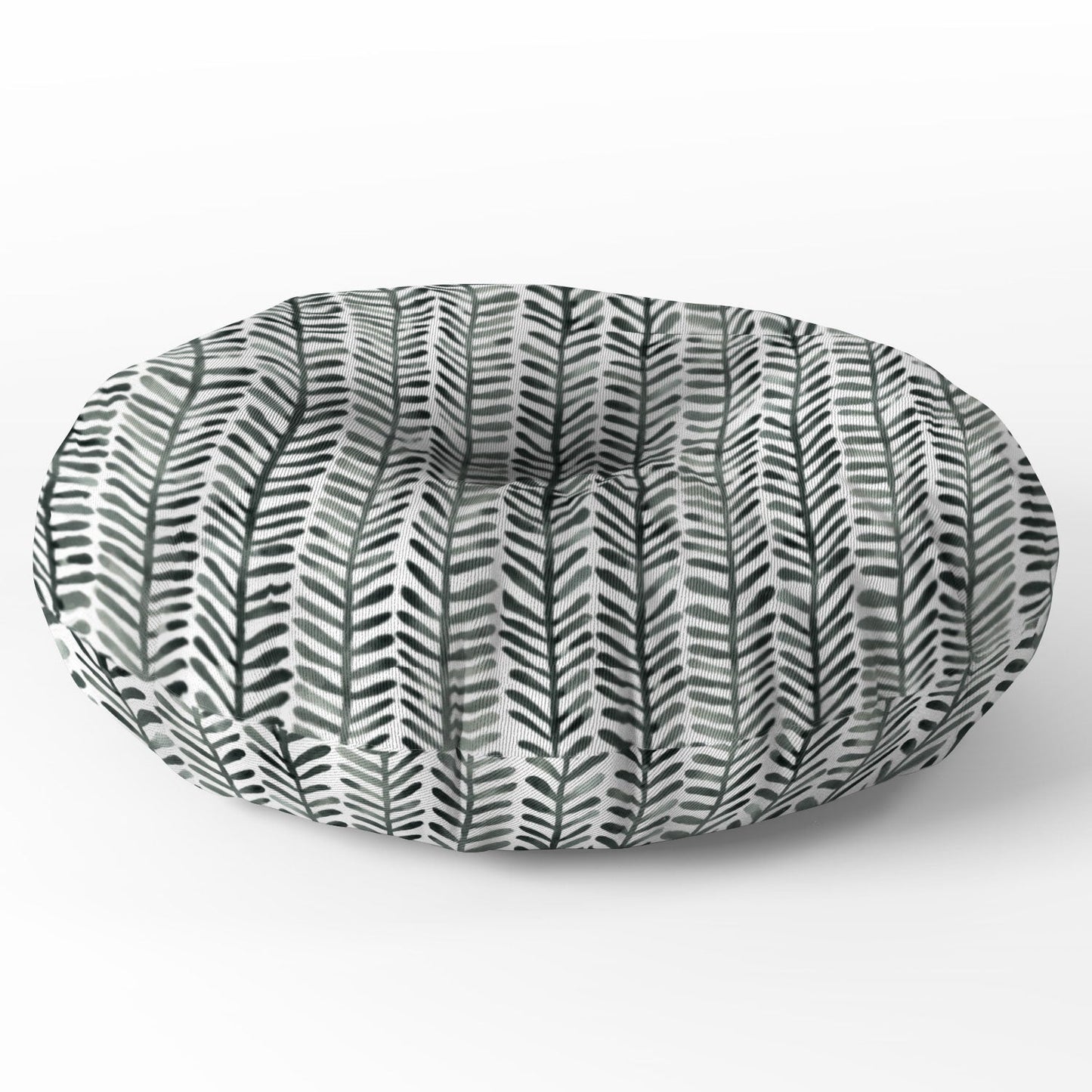 Dash and Ash Herring Floor Pillow Round