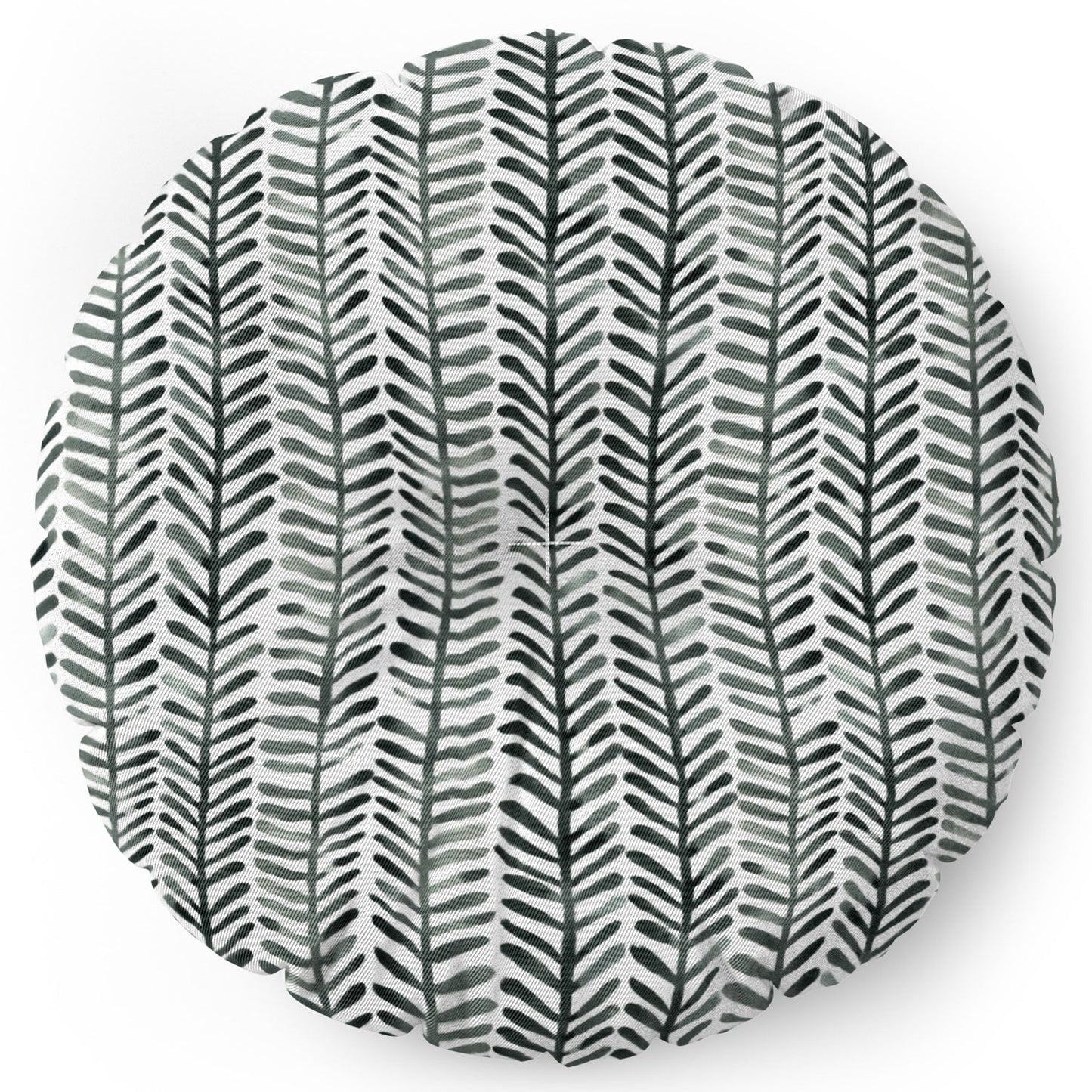 Dash and Ash Herring Floor Pillow Round