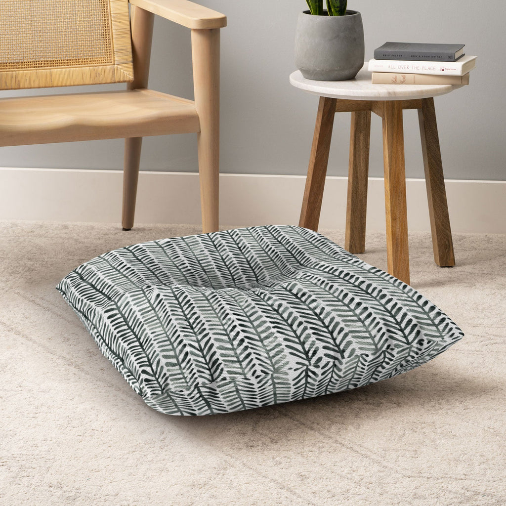 Dash and Ash Herring Floor Pillow Square
