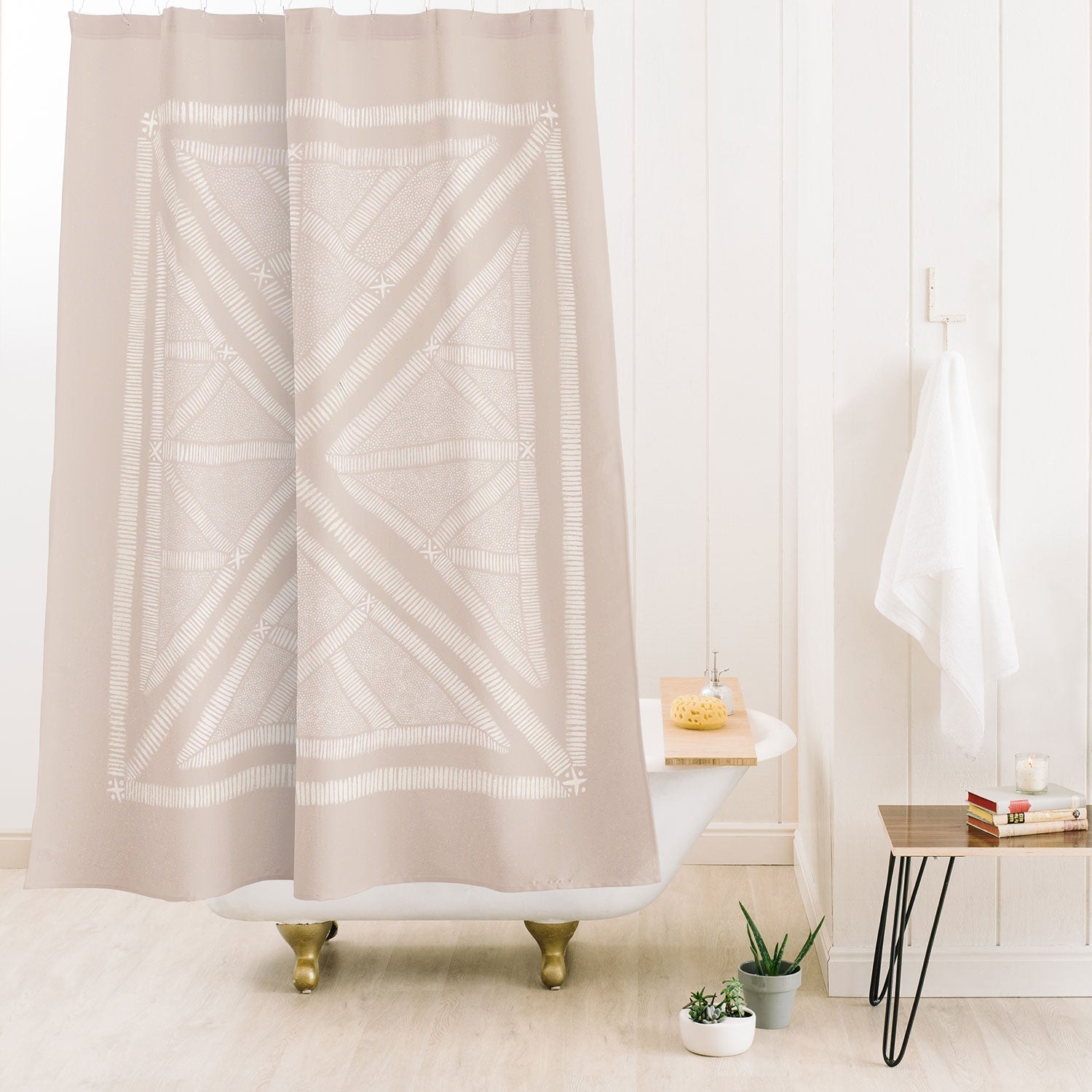 Dash and Ash Maria Shower Curtain