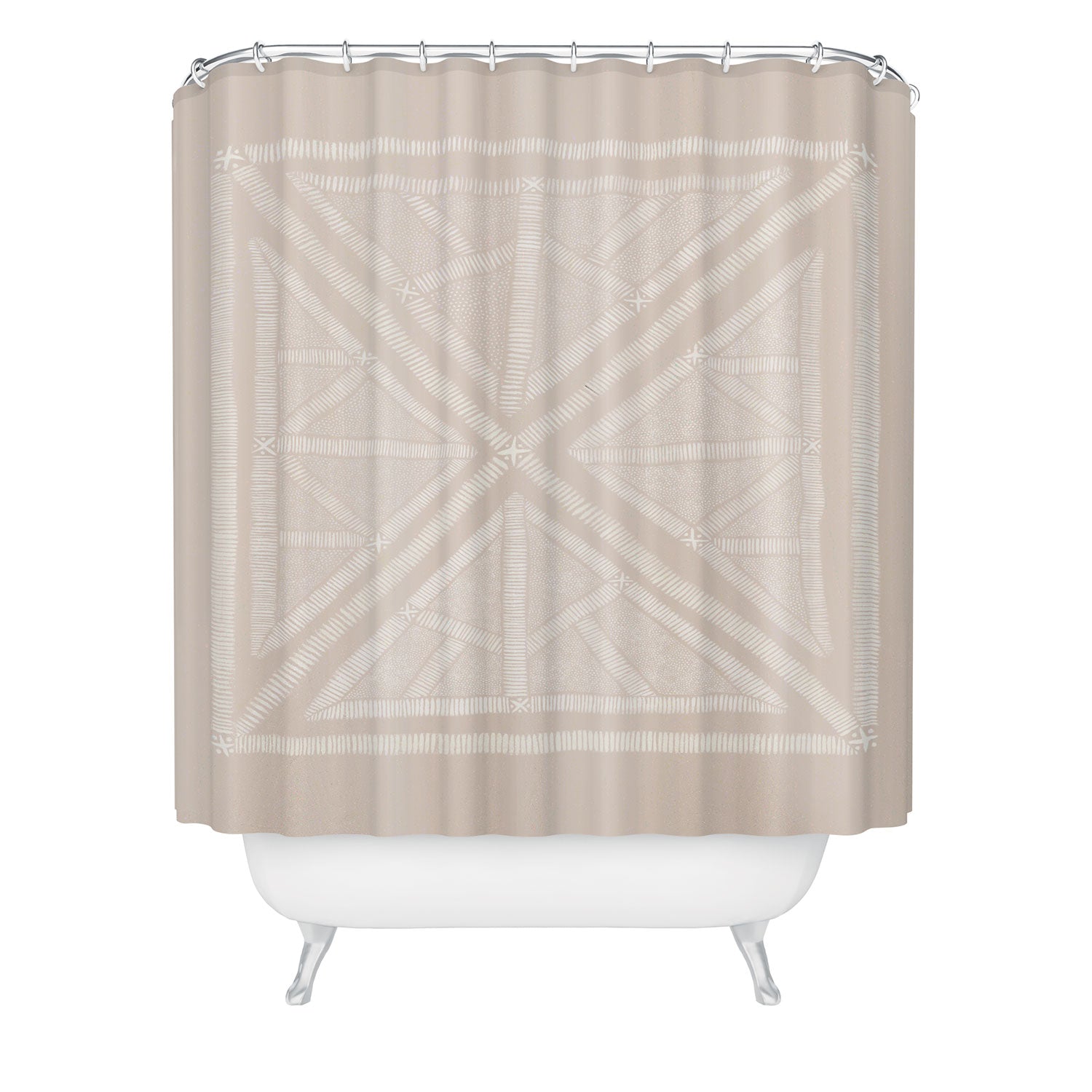 Dash and Ash Maria Shower Curtain