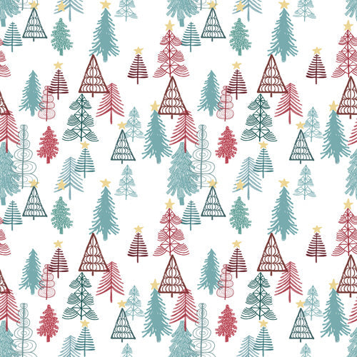Dash and Ash Me Oh My Trees Shower Curtain