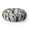 Dash and Ash Midnight Cacti Floor Pillow Round