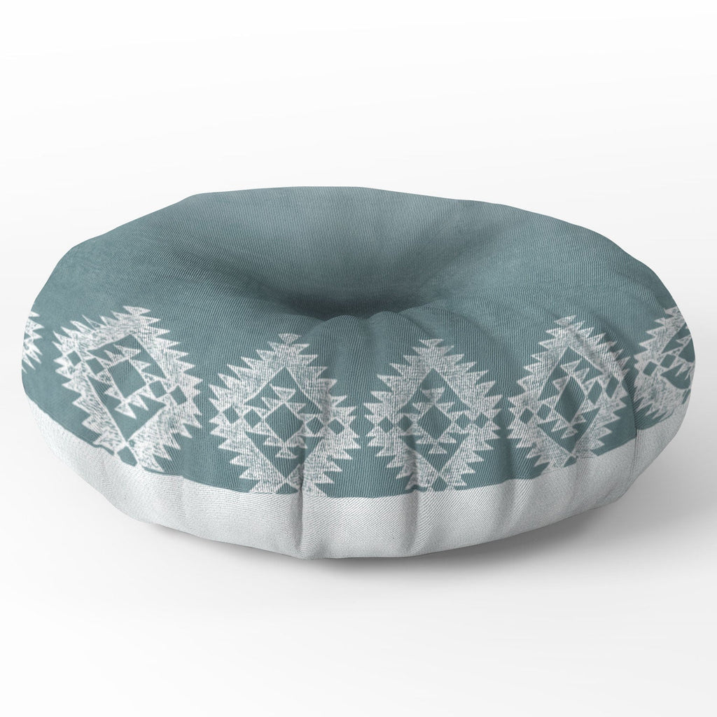 Dash and Ash Morning Fogg Floor Pillow Round