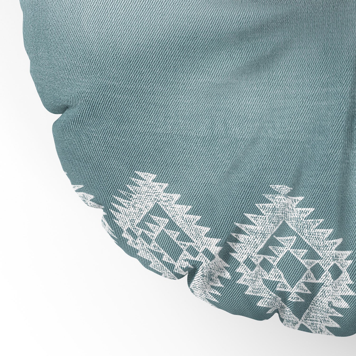 Dash and Ash Morning Fogg Floor Pillow Round