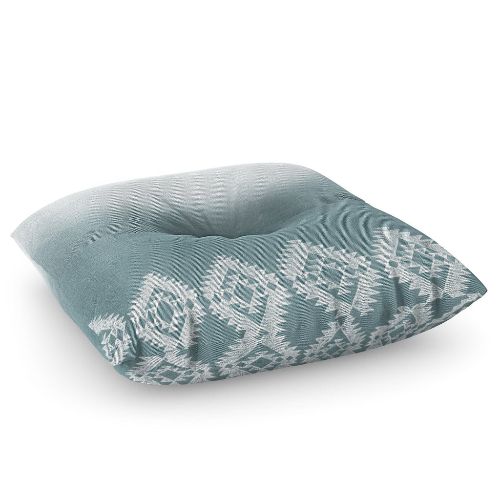 Dash and Ash Morning Fogg Floor Pillow Square