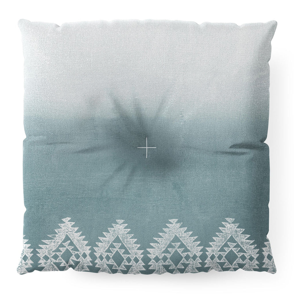Dash and Ash Morning Fogg Floor Pillow Square