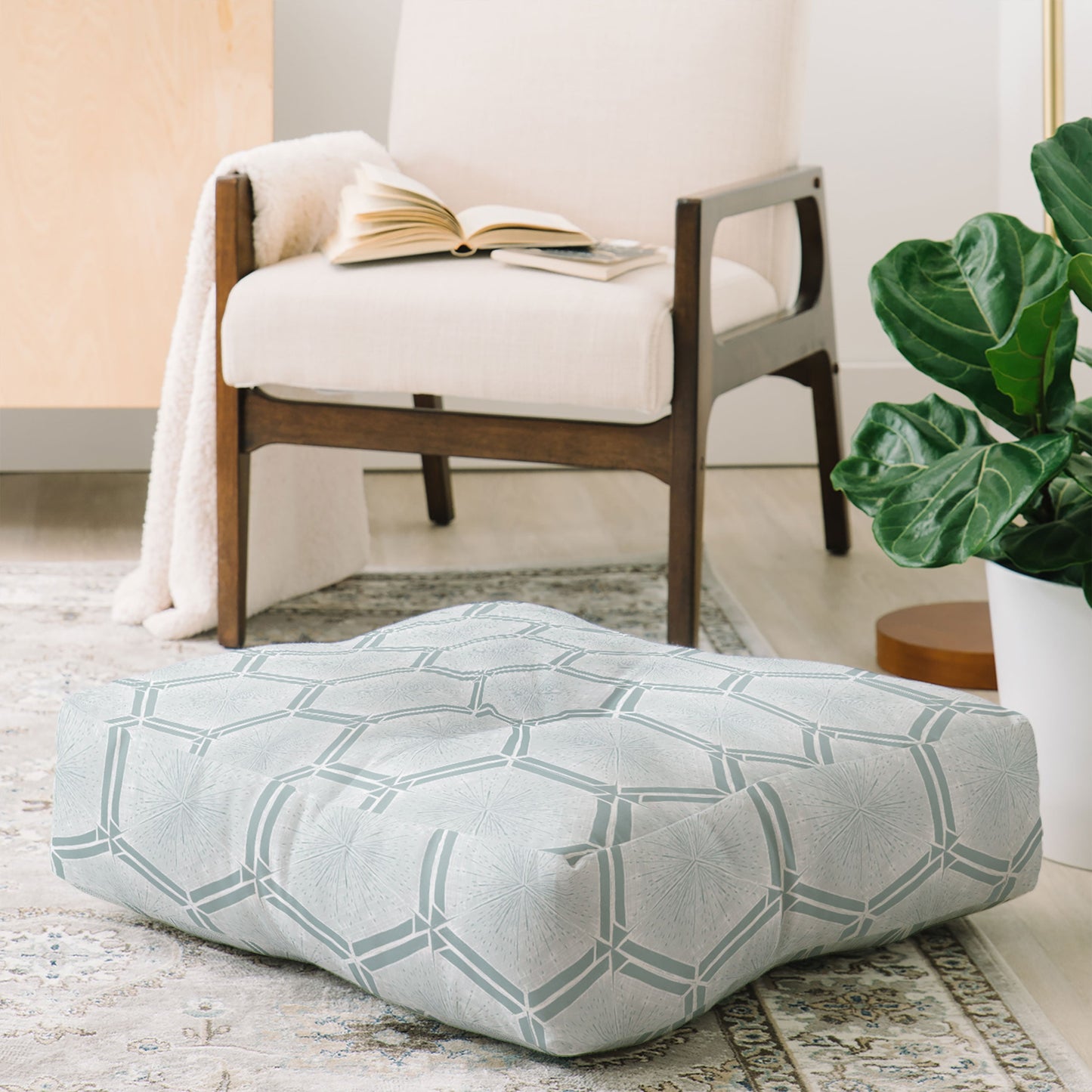 Dash and Ash Pacific Place Floor Pillow Square
