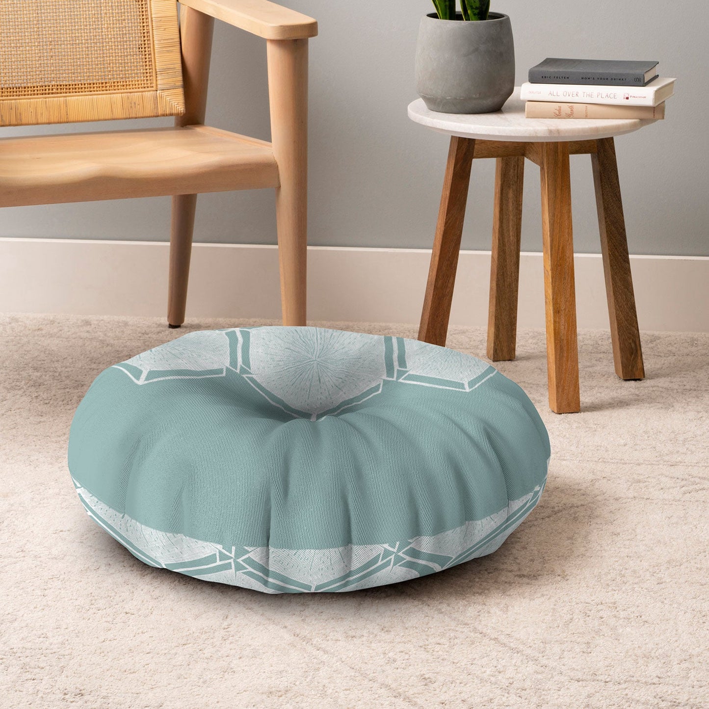 Dash and Ash Pacific Place Floor Pillow Round