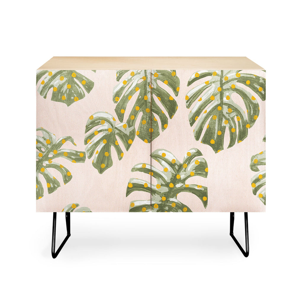 Dash and Ash Palm Oasis Credenza