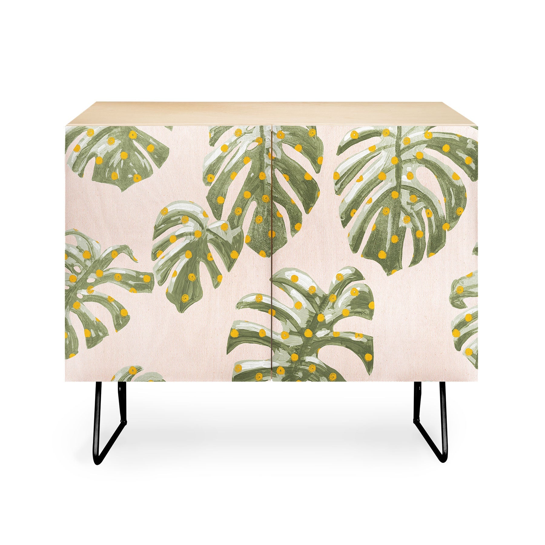 Dash and Ash Palm Oasis Credenza