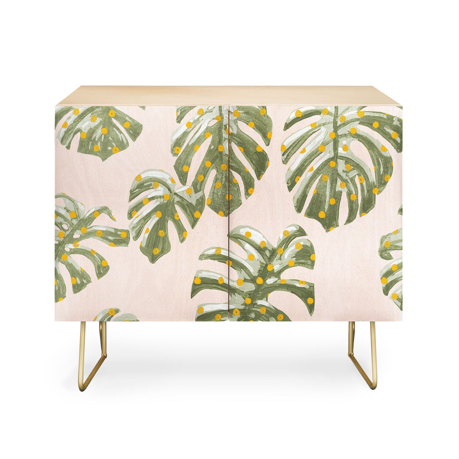 Dash and Ash Palm Oasis Credenza